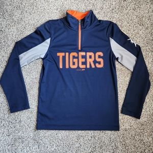Majestic MLB Detroit Tigers Youth Quarter Zip Pullover, size M (10/12)